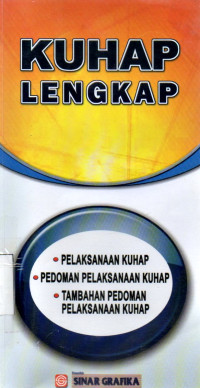 Image of KUHAP LENGKAP