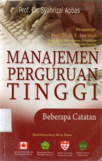 Image of MANAJEMEN PERGURUAN TINGGI