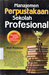 Image of Manajemen Perpustakaan Sekolah Profesional