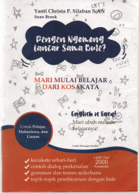 Image of Pengen  Ngomong Lancar sama Bule: mari Belajar Dari Kosakata